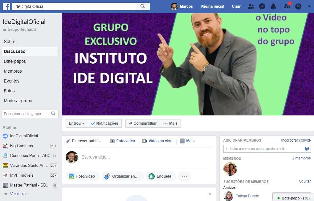Grupo Exclusivo Instituto Ide Digital