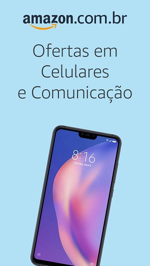 Banner Amazon Celulares e Comunicação