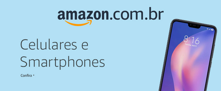 Banner Amazon Celulares e Smartphones